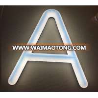 LED full color frontlit cutout acrylic wall sign faux neon letter