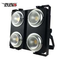 4*100W COB LED Blinder Light Cool White and warm white 2 in 1 4 Eye Audience Light